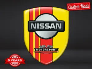 Nissan Emblemas Auto Personalizados Resistentes Estrella